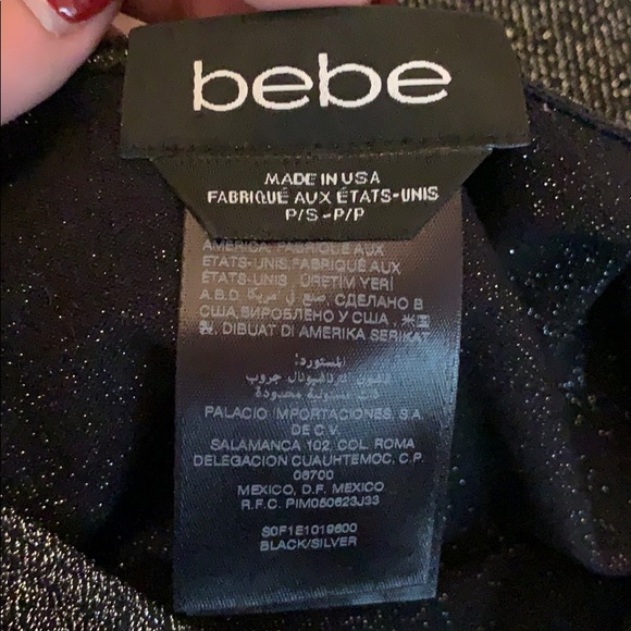 HOST PICK Bebe metallic long sleeve dress - Picture 7 of 7